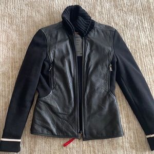 authentic leather prada jacket